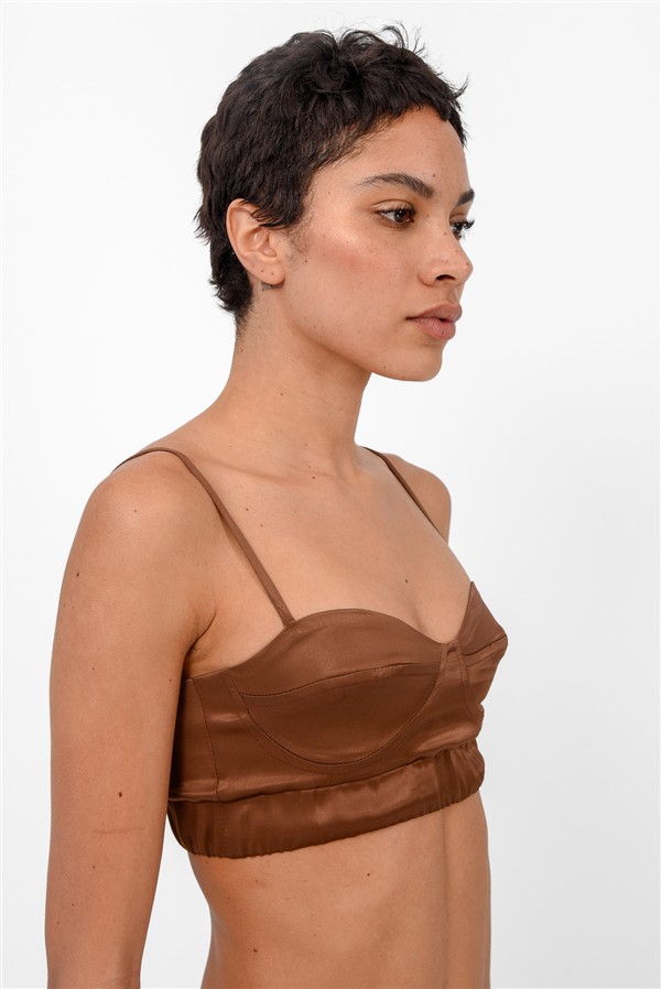 ARPYES MELLOW BRA BROWN